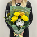 Букет из 5 Хризантем