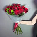 Букет красных роз