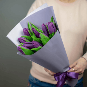 Букет из тюльпанов 9 шт