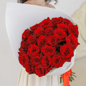 Букет из 25 красных роз Эквадор
