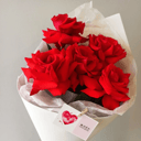 Букет «Роза красная 5шт»
