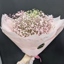 Букет из нежно-розовой гипсофилы