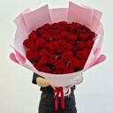 Букет «Роза Россия 51 шт 60см»