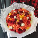 101 роза в букете