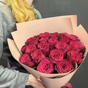 Букет «Красные розы 21 шт»