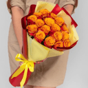 Букет из 17 роз сорта "Испания"