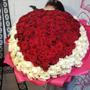 Композиция в форме сердца «Розы 201»