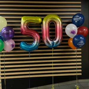 Набор шаров 106 - шары с цифрами 50