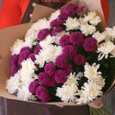 Букет «15 кустовых хризантем»