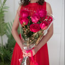 Букет Малиновый звон из роз