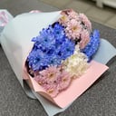 Зефирный букет из хризантем