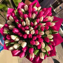 Букет из 101 тюльпана микс