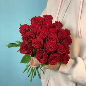 Букет «21 роза кения 32 см»
