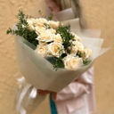 Букет «Крем брюле» из роз