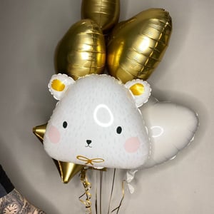 Медвежонок и сердца