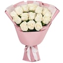 Букет из белых роз (50 см) 15 шт.