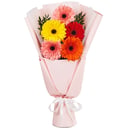 Букет из разноцветных гербер небольшой