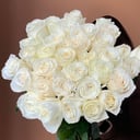 Букет «Белые розы 33 шт»