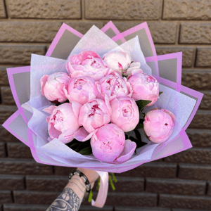 Букет «Ароматные пионы Сара Бернард 11 шт»