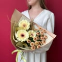 Букет «Нежность осени» из гербер