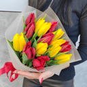 Букет из 15 тюльпанов