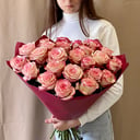 Монобукет из 25 кенийских роз