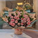 Букет «Розовый вихрь»