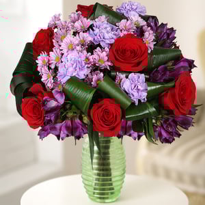 Bouquet 'Floral Carnival: Roses, Alstroemerias and Carnations'