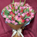 Букет «Улыбка мамы» из тюльпанов
