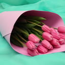Букет из 15 розовых тюльпанов