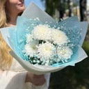 Букет «Голубика» из хризантем