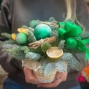 Коробка с цветами «Изумруд»