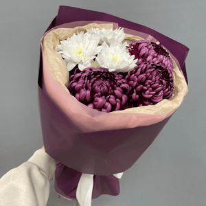 Букетик из хризантем