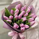 Букет из 27 тюльпанов