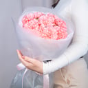 Моно букет из кудрявых диантусов из гвоздик