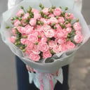 Букет из пионовидных кустовых Роз 2