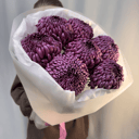 Монобукет одноголовых хризантем «Бигуди»💟