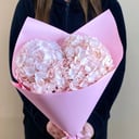 Букет из 3 розовых гортензии