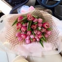 Букет «29 тюльпанов в оформление»