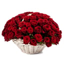 Корзина с цветами «Купидон 51» из роз