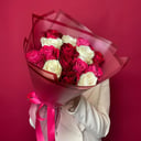 Букет «Нежное трио» из роз