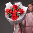 Монобукет из французских роз сорта Nina