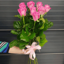 Букет «Букер розовых роз 9 шт»