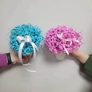 Коробка с цветами «Гипсофила в стаканчике»