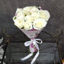 Букет «9 белых роз 50 см»