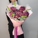 Букет «Графиня Бордо» из хризантем