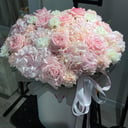 Большая коробка пион розы и гортензии