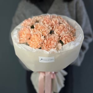 Монобукет из диантусов из гвоздик