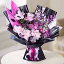 Букет «Сокровище сердца» из экзотических цветов и роз