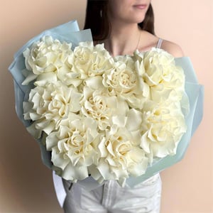 Букет из французских роз 9 штук